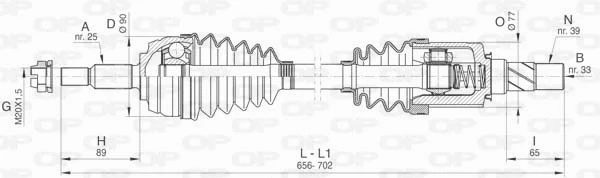 Drive Shaft (DRS6478.00)