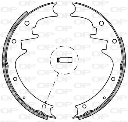 Brake Shoe Set (BSA2163.00)
