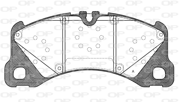 Brake Pad Set, disc brake (BPA1345.40)