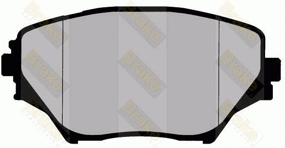 Brake Pad Set, disc brake (PA1504)