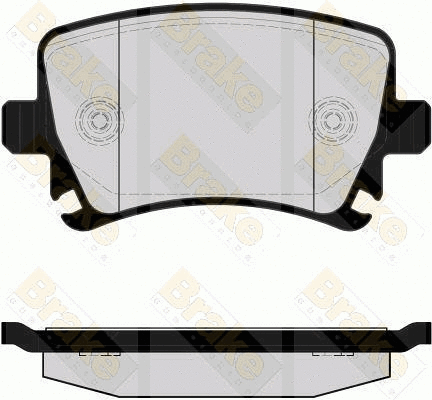 Brake Pad Set, disc brake (PA1560)