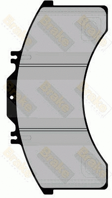 Brake Pad Set, disc brake (PA1738)