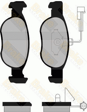 Brake Pad Set, disc brake (PA1100)