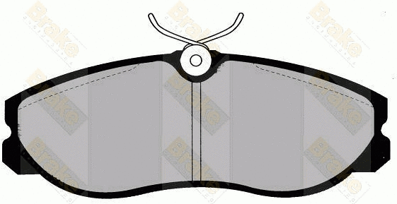 Brake Pad Set, disc brake (PA986)