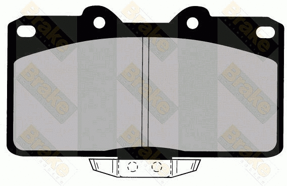 Brake Pad Set, disc brake (PA1371)