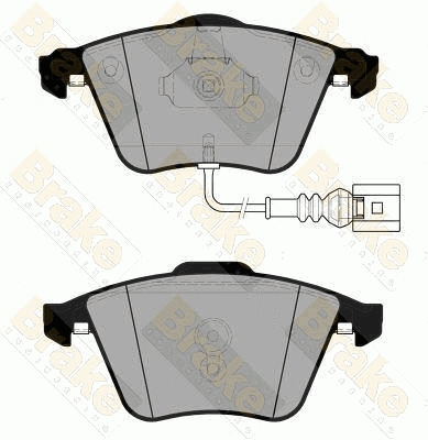 Brake Pad Set, disc brake (PA1833)