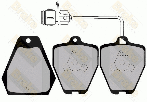 Brake Pad Set, disc brake (PA1229)