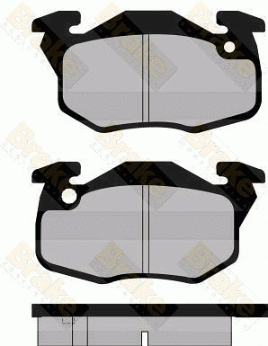 Brake Pad Set, disc brake (PA437)