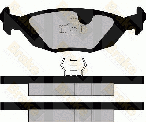 Brake Pad Set, disc brake (PA504)