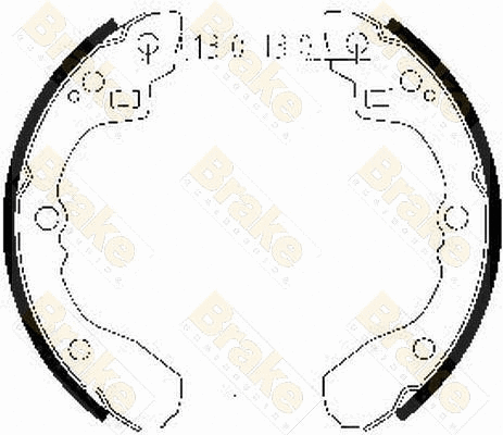 Brake Shoe Set (SH2471)