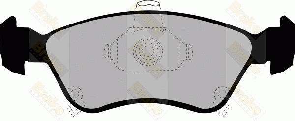 Brake Pad Set, disc brake (PA1189)