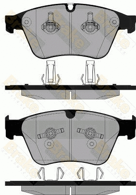 Brake Pad Set, disc brake (PA1841)