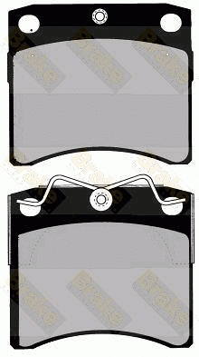 Brake Pad Set, disc brake (PA867)