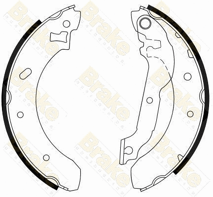 Brake Shoe Set (SH2215)