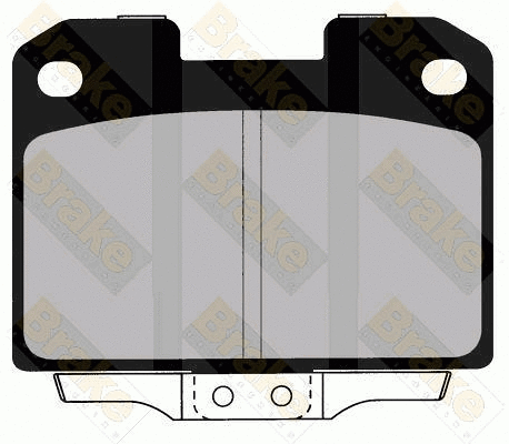 Brake Pad Set, disc brake (PA1372)