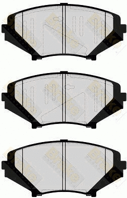 Brake Pad Set, disc brake (PA1641)