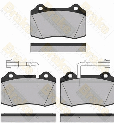 Brake Pad Set, disc brake (PA1328)