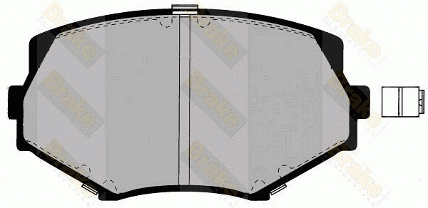 Brake Pad Set, disc brake (PA1327)