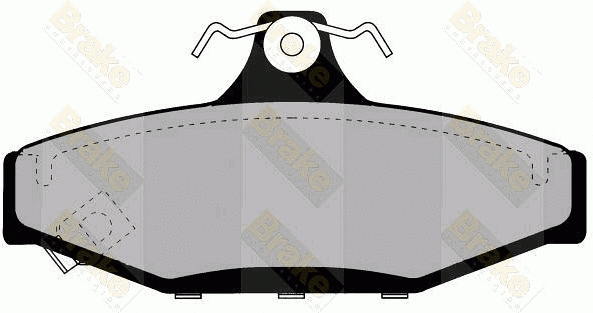Brake Pad Set, disc brake (PA1159)