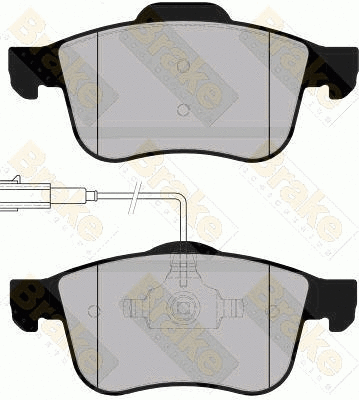 Brake Pad Set, disc brake (PA1683)