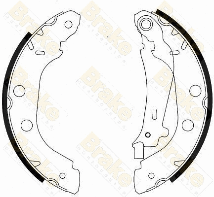 Brake Shoe Set (SH2539)