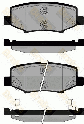 Brake Pad Set, disc brake (PA1843)