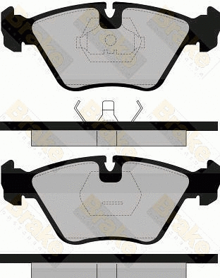 Brake Pad Set, disc brake (PA600)