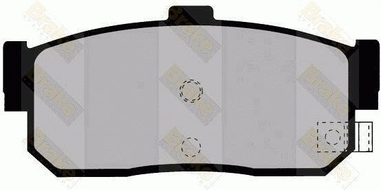 Brake Pad Set, disc brake (PA1375)