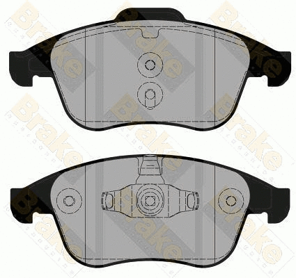 Brake Pad Set, disc brake (PA1811)