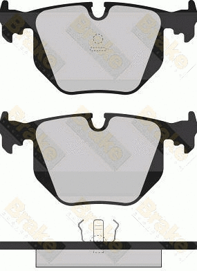 Brake Pad Set, disc brake (PA971)