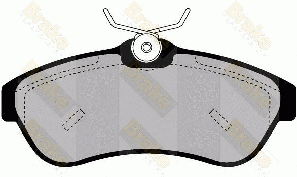 Brake Pad Set, disc brake (PA1498)