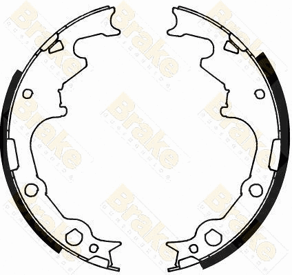 Brake Shoe Set (SH2518)