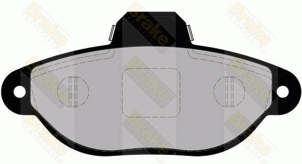 Brake Pad Set, disc brake (PA1760)
