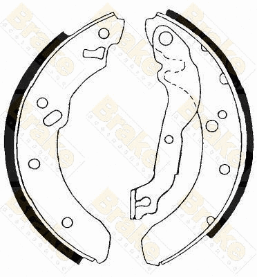 Brake Shoe Set (SH2229)