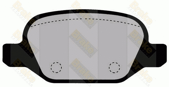 Brake Pad Set, disc brake (PA1582)