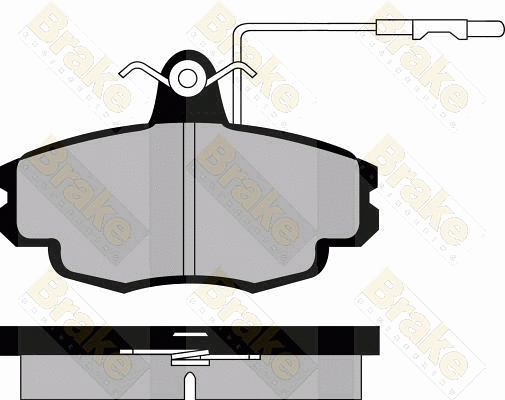Brake Pad Set, disc brake (PA591)