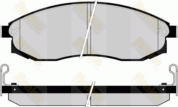 Brake Pad Set, disc brake (PA1474)