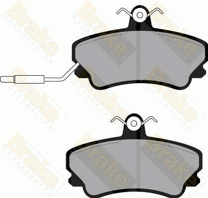 Brake Pad Set, disc brake (PA816)