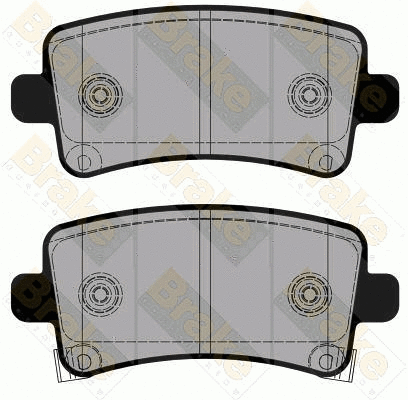 Brake Pad Set, disc brake (PA1780)