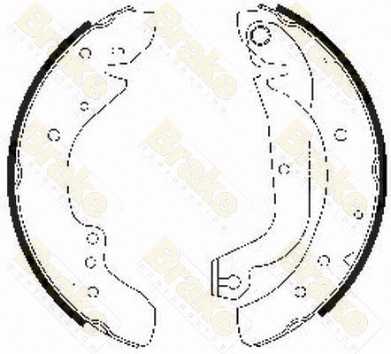 Brake Shoe Set (SH2486)