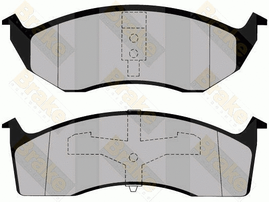 Brake Pad Set, disc brake (PA1137)