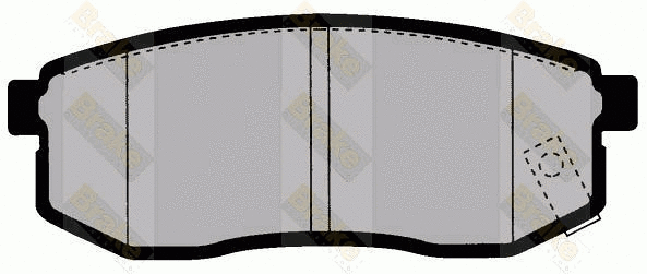 Brake Pad Set, disc brake (PA1500)