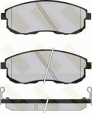 Brake Pad Set, disc brake (PA791)