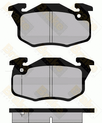 Brake Pad Set, disc brake (PA592)