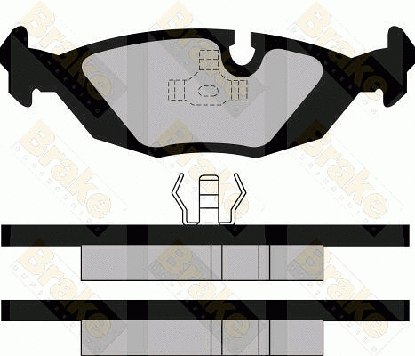 Brake Pad Set, disc brake (PA501)