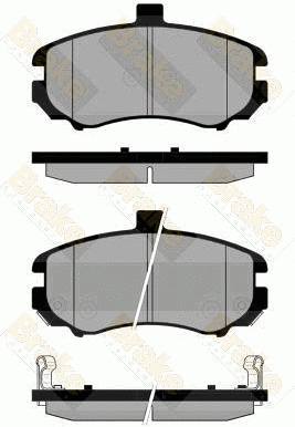Brake Pad Set, disc brake (PA1849)