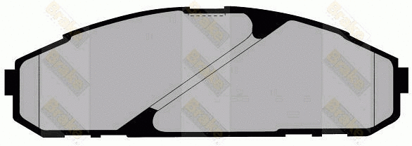 Brake Pad Set, disc brake (PA1383)