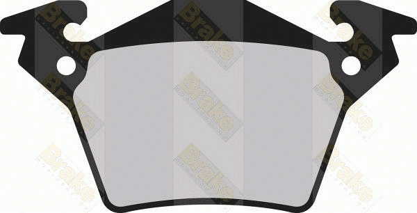 Brake Pad Set, disc brake (PA1182)