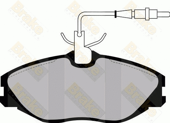 Brake Pad Set, disc brake (PA1113)