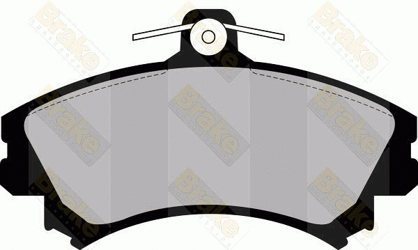 Brake Pad Set, disc brake (PA1132)